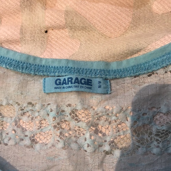 Blue Lace Top - Picture 3 of 4